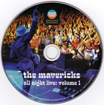 CD The Mavericks: All Night Live Vol. 1