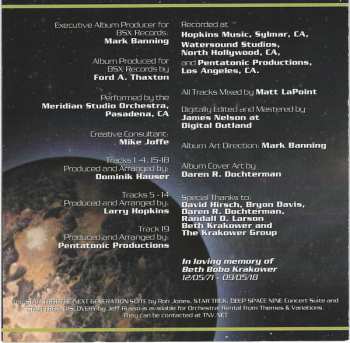 CD The Meridian Studio Orchestra: Music from the Star Trek Saga Volume 2 LTD