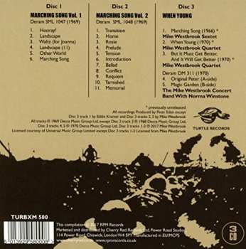 3CD/Caja The Mike Westbrook Concert Band: Marching Song Vol. 1 & 2 Plus Bonus