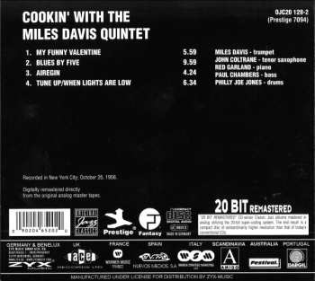 CD The Miles Davis Quintet: Cookin' With The Miles Davis Quintet DIGI