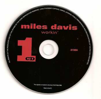 3CD/Caja The Miles Davis Quintet: Workin, Relaxin', Steamin'