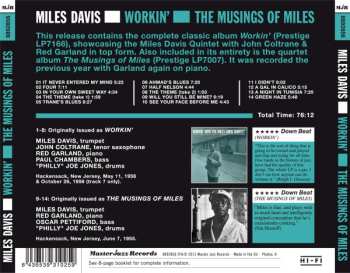 CD The Miles Davis Quintet: Workin' / The Musings Of Miles