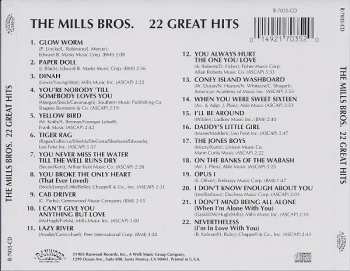 CD The Mills Brothers: 22 Great Hits