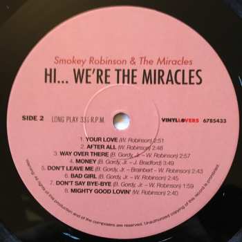 LP The Miracles: Hi We're The Miracles LTD