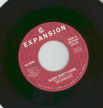 Album The Moments: Sleep Won't Come / It Don't Rain In My Backyard