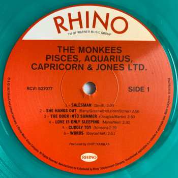 LP The Monkees: Pisces, Aquarius, Capricorn & Jones Ltd. CLR | LTD
