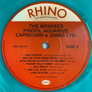 LP The Monkees: Pisces, Aquarius, Capricorn & Jones Ltd. CLR | LTD