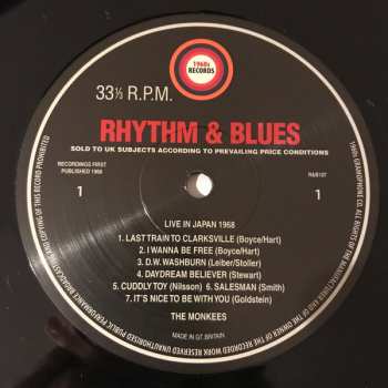 LP The Monkees: Live In Japan 1968