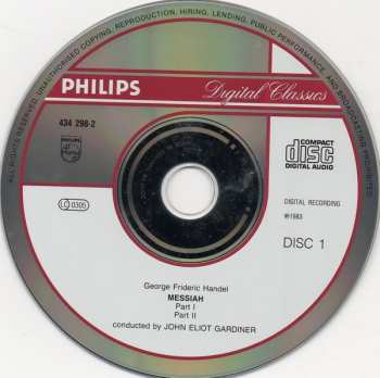 2CD/Caja John Eliot Gardiner: Messiah / Der Messias / Le Messie