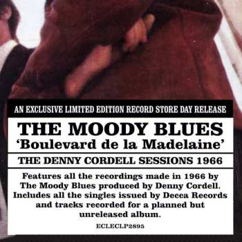 LP The Moody Blues: Boulevard De La Madelaine  - The Denny Cordell Sessions 1966