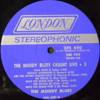 2LP The Moody Blues: Caught Live +5