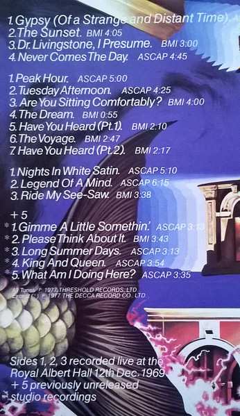 2LP The Moody Blues: Caught Live +5