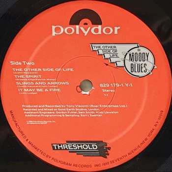 LP The Moody Blues: The Other Side Of Life