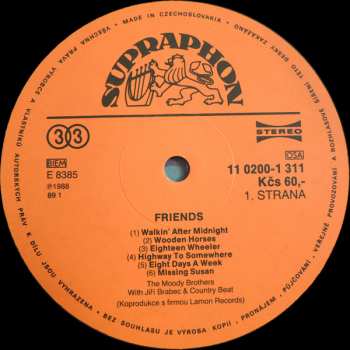 LP Country Beat Jiřího Brabce: Friends