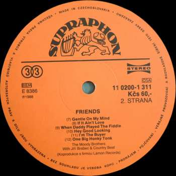 LP Country Beat Jiřího Brabce: Friends
