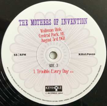 2LP The Mothers: Wollman Rink, Central Park, NY, August 3rd 1968