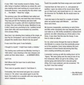 CD The Muffs: Blonder And Blonder