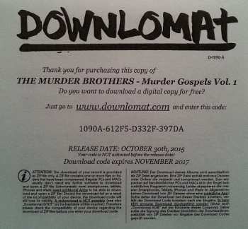 LP The Murder Brothers: Murder Gospels Volume One LTD | CLR