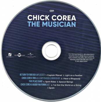 3CD Chick Corea: The Musician