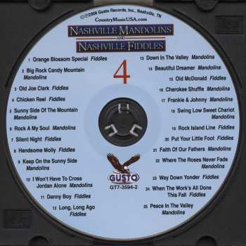 4CD Nashville Fiddles: Nashville Mandolins And Nashville Fiddles 100 Classic Songs