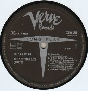 LP The New Stan Getz Quartet: Getz Au Go Go
