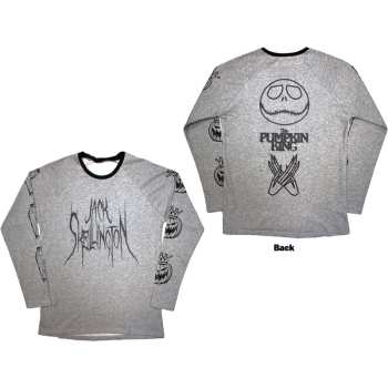 Mercancía The Nightmare Before Christmas: The Nightmare Before Christmas Unisex Long Sleeve T-shirt: Pumpkin King (back Print) (small) S
