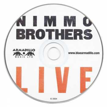CD The Nimmo Brothers: Live Cottiers Theatre Glasgow