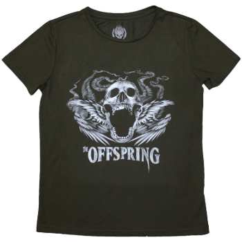 Merch The Offspring: Mujeres Camiseta Feathered Winged Skull