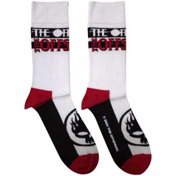 Merch The Offspring: Calcetines tobilleros Flaming Skull Logo The Offspring