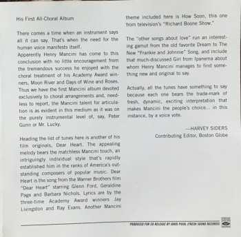 CD Henry Mancini And His Orchestra: Dear Heart (And Other Songs About Love)