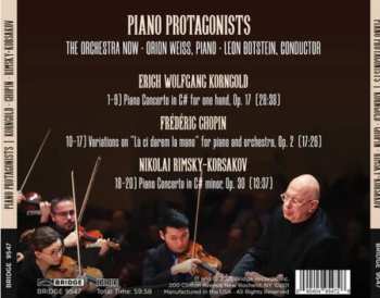 CD Leon Botstein: Piano Protagonists (Music For Piano And Orchestra)