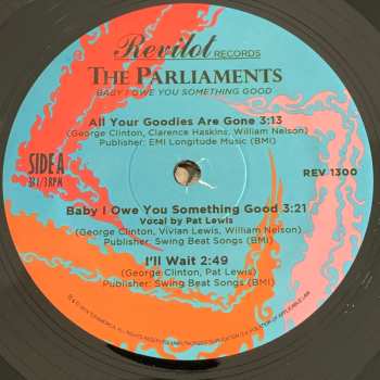 EP The Parliaments: Baby I Owe You Something Good