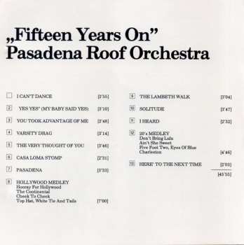 CD The Pasadena Roof Orchestra: Fifteen Years On