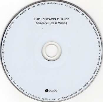 CD The Pineapple Thief: Someone Here Is Missing LTD | DIGI