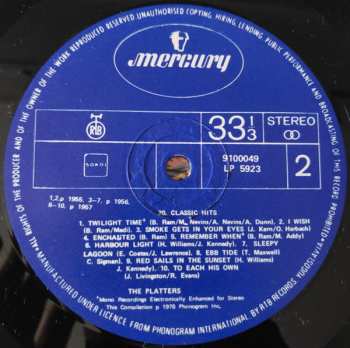 LP The Platters: 20 Classic Hits