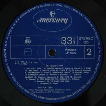 LP The Platters: 20 Classic Hits