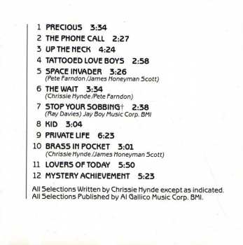 CD The Pretenders: Pretenders