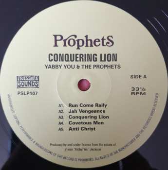 2LP The Prophets: Conquering Lion