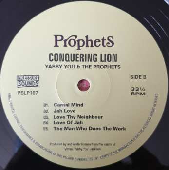 2LP The Prophets: Conquering Lion