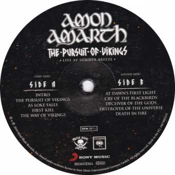 2LP Amon Amarth: The Pursuit Of Vikings - Live At Summer Breeze