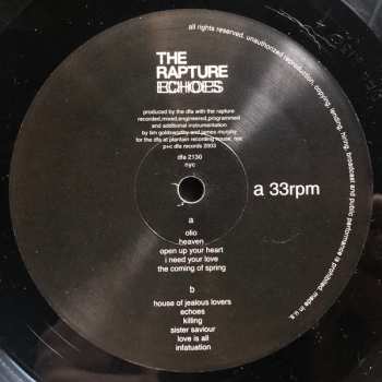 LP The Rapture: Echoes