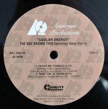 2LP Gene Harris: Soular Energy
