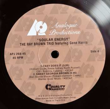 2LP Gene Harris: Soular Energy