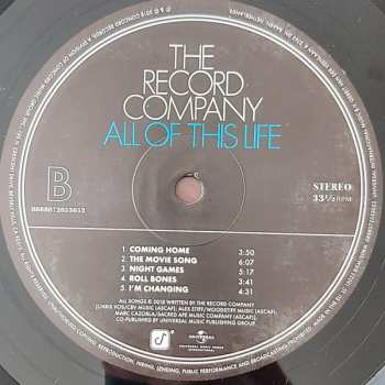 LP The Record Company: All Of This Life