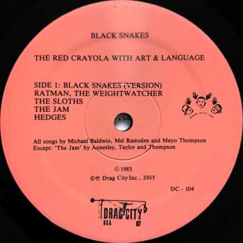 LP Red Krayola: Black Snakes