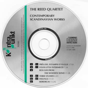 CD Kvartetten Danske Rør: Scandinavian Contemporary Works