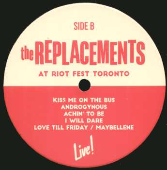 2LP The Replacements: Live! At Riot Fest Toronto LTD