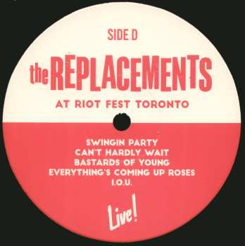2LP The Replacements: Live! At Riot Fest Toronto LTD