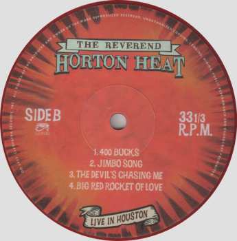 LP Reverend Horton Heat: Live In Houston CLR | LTD