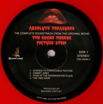 2LP "The Rocky Horror Picture Show" Original Cast: The Rocky Horror Picture Show: Absolute Treasures (The Complete Soundtrack From The Original Movie) CLR